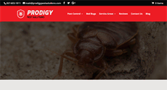 Desktop Screenshot of prodigypestsolutions.com